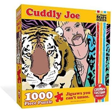 Imagem de Fofinho Joe Tiger King Jigsaw Puzzle 1000ct Peça Cultura Pop