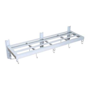 Imagem de Paneleiro Suporte Para Panelas Aço Carbono N02 Grande Branco - Ouro Mi