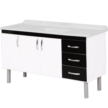 Imagem de Armário Tóquio 116,2cm Preto - 539215 - A.j. Rorato Armário Tóquio 116,2cm Preto - 539215 - A.j. Rorato