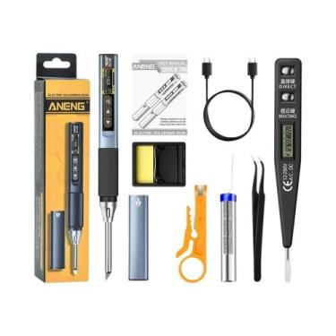 Imagem de Ferro De Solda Digital Portátil Inteligente ANENG SL108 Com Temperatur