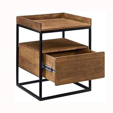 Imagem de Armário de armazenamento de madeira maciça armário curto de madeira armário pequeno armário de armazenamento armário de informações