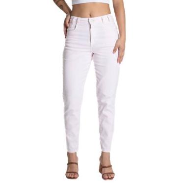 Imagem de Calça Sarja Sawary Mom - 281691 - Rosa 42, Rosa, 42