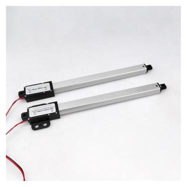 Imagem de 1 peça 150 mm 200 mm 12 VDC Atuador linear 30N 60N 100N 120N 150N Controlador Eectric Push Rod Putter FXPCGZISH(Tipo 200 mm, 30N 30 mm)