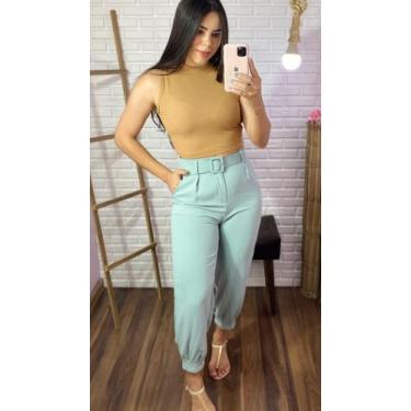 Imagem de Calça alfaiataria com cinto - Malumoda 