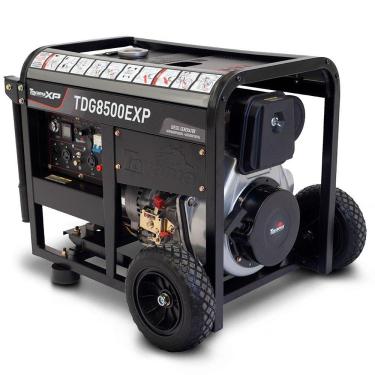 Imagem de GERADOR TOYAMA DIESEL TDG8500EXP MONOFASICO 115/230V 7.0KW PARTIDA ELETRICA COM AVR APTO ATS