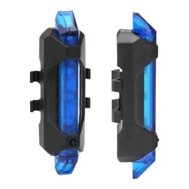 Imagem de Lanterna Traseira Para Bicicleta - Sinalizador De SegurançA Para Bike(Azul)