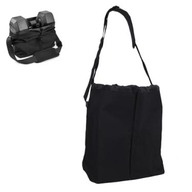 Imagem de Luqeeg Bolsa de Transporte de Halteres, Armazenamento Portátil para Halteres de Fitness com Alça de Ombro Ajustável para Transporte na Academia 1 Par de Pesos de 0,5 kg a 9 kg