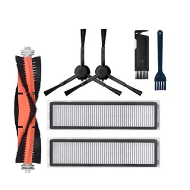 Imagem de Main/Side Brush Mop Cloth Hepa Filter Compatible With XiaoMi Dreame D9 & Bot L10 Pro Trouver Robot LDS Vacuum-Mop Finder Spare Parts(Army green)