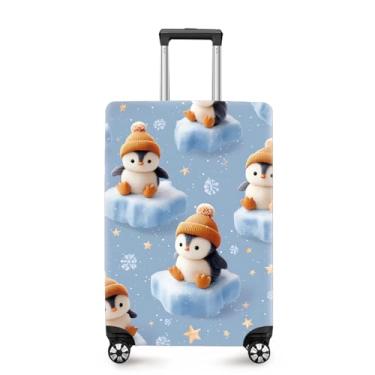 Imagem de ANNA QUEEN Capa de mala, protetor de mala, capa de viagem para bagagem de 50 a 86 cm, acessórios de viagem de elastano extensível e lavável, 8, XL(fits 32-34Inch suitcase)