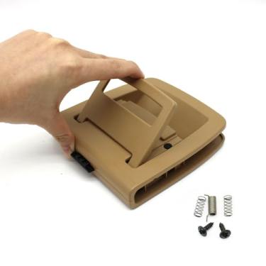 Imagem de Goodithy Alça de carpete de chão de porta-malas traseiro, tampa traseira do porta-malas tapete de placa inferior tapete de substituição para BMW X5 X6 E70 E71 E72 F15 F16 5GT F07 (modelo A bege)