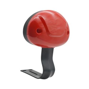 Imagem de Zxpjkyu Encosto para Bicicleta Elétrica, Assento Traseiro Do Passageiro, Almofada de Apoio para As Costas Removível, Almofada Confortável, Couro PU, Ferro, Ad, Vermelho, Tamanho real