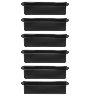 Imagem de Forma Assadeira Para Pão Retangular Antiaderente 1,3L 06 Un