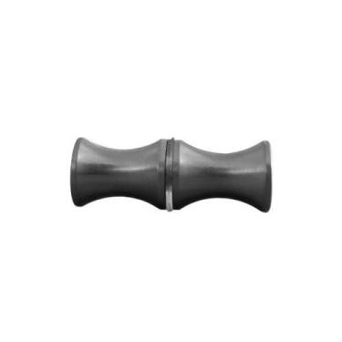 Imagem de Puxador P/Box Duplo 5001 Alumínio Escovado - MODELAÇÃO ANDRA, Prateado