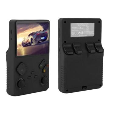 Imagem de SUNGOOYUE Console de Jogos Portátil Com 45 Simuladores, Resolução 640x480, Bateria Recarregável, Reprodutor de Jogos retrô para Desfrutar de Efeitos Visuais Claros (Preto)