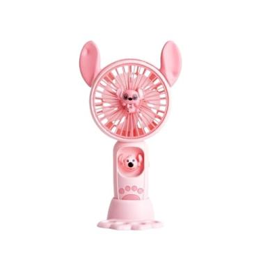 Imagem de Mini Ventilador Ventilador Portatil de Mão com Bateria Recarregável Velocidade AjustavéL Indispensável para As Jovens(ROSA,kit 3)