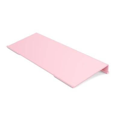 Imagem de BEEGO Suporte ergonômico para teclado de computador - Suporte de teclado inclinado em acrílico rosa com tira antiderrapante rosa para digitar facilmente em casa, escola, escritório, acessórios de mesa