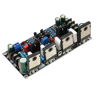 Imagem de KIMISS Placa Amplificadora de Potência Mono 200W A1943 C5200 - Módulo Amplificador Digital de Alta Potência para Alto-falantes, Design de Circuito Diferencial Duplo, Ampla Faixa de Tensão