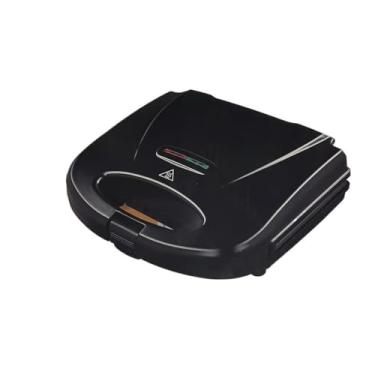 Imagem de Sanduicheira Elétrica 2 em 1 Misteira e Grill 800W Portátil Antiaderente Grelha Dupla(220V)