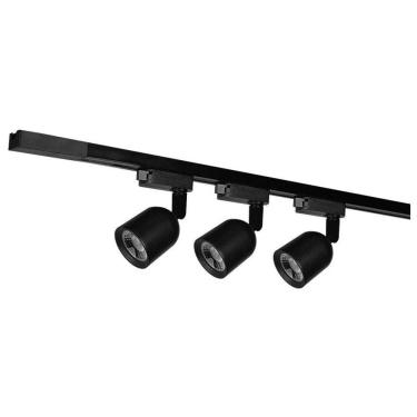 Imagem de Kit Trilho Elegance Com Spot Led 7w Branco 6500k