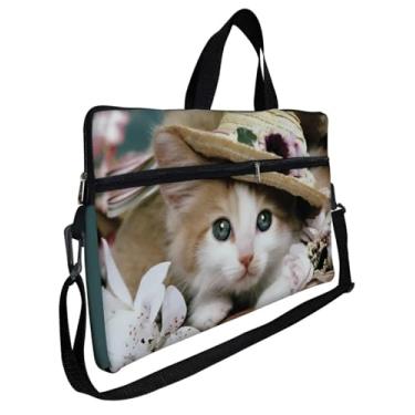 Imagem de Capa Case Maleta Para Notebook Laptop De 15/15,6 (GATINHA CHAPEU)