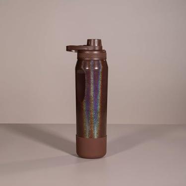 Imagem de Garrafa Térmica de Água Inox Rainbow - 650ml ou 950ml, Ideal para Academia Esportes e Dia a Dia Mantém Bebidas Geladas por Muito Tempo(Marrom,Sem Personalização 650ml)