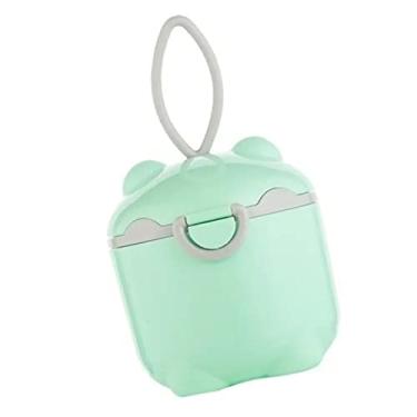Imagem de Generic Recipiente de Fórmula para Bebês, Dispensador Leve à Prova de Vazamento de Leite Em pó para Uso Em Viagens, Armazenamento Portátil de Lanche para Pais (Verde)