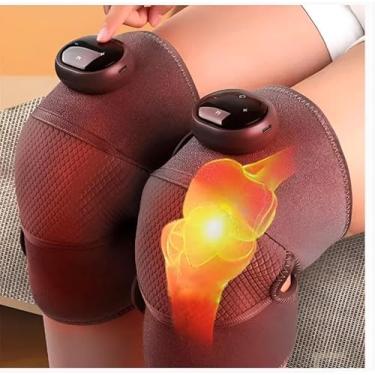Imagem de Joelheira de Terapia Elétrica – Calor + Massagem com 5 Temperaturas e 3 Modos | Alívio Rápido para Artrose, Artrite e Dores no Joelho