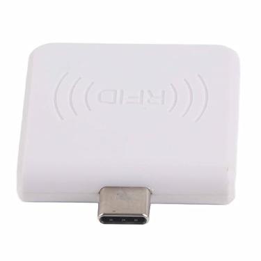 Imagem de Generic Leitor de Cartão Sem Contato de Alta Frequência Mini ID Leitor de Cartão de Telefone Móvel Inteligente para Micro USB (Branco)