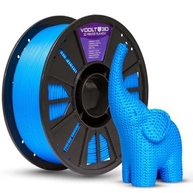 Imagem de Voolt3D - Filamento PLA Azul 1kg 1.75mm - Para Impressora 3D FDM - Nacional