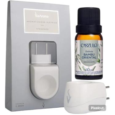 Imagem de kit Aromatizador Eletrico Standard com Essência Bambu Oriental 10ml Via Aroma