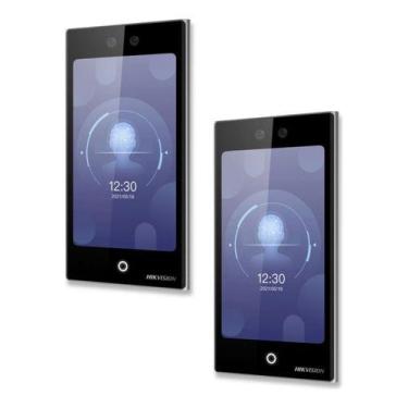 Imagem de Kit 2x Terminal De Controle De Acesso Facial Ds-k1t673dx-br - Hikvisio