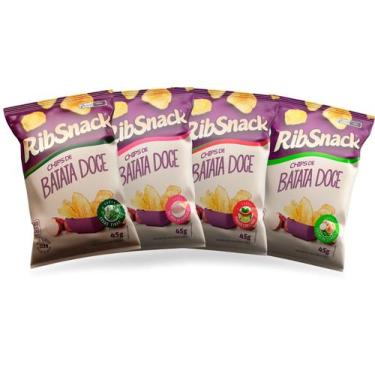 Imagem de Batata Doce Chips Ribsnack Variados 45g