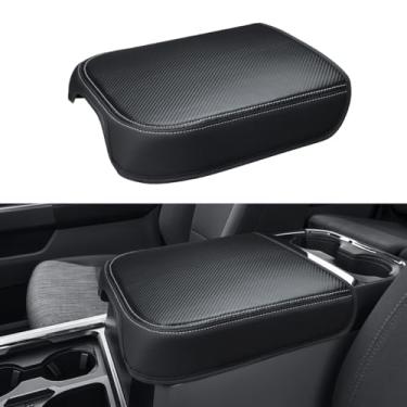 Imagem de INTGET Capa de console central para 2026 Ford F250 F350 F450 F550 Super Duty Acessórios 2023 2024 2025 XLT para F-250 F-350 F-450 F-550 Interior do carro Tampa de almofada de descanso de braço (serve