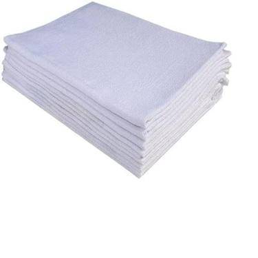 Imagem de Pano De Chão Alvejado Kit 50 Unidades