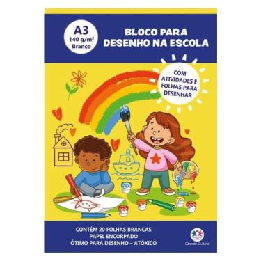 Imagem de Bloco Para Desenho A3 140G - 20 Folhas Brancas