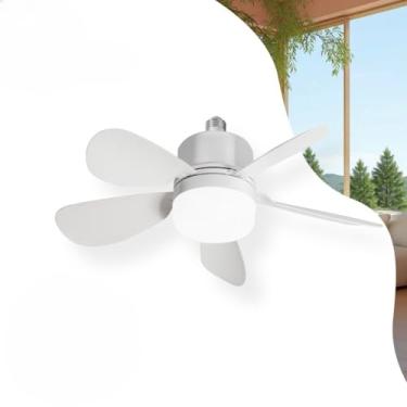 Imagem de Ventilador de Teto com Controle Remoto 3 em 1 – Iluminação Ajustável e 3 Velocidades | Soquete E27 Incluso(KIT 1)