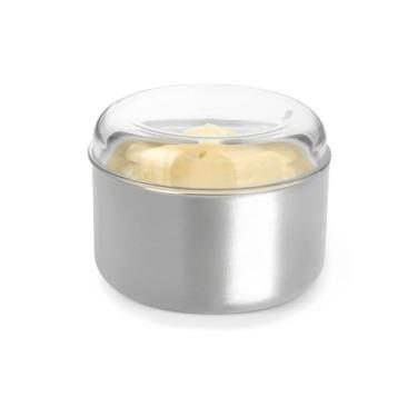 Imagem de Manteigueira margarineira pop 350 gr aço inox tampa acrilico Forma