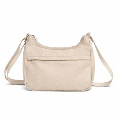 Imagem de Bolsa Transversal Feminina de Ombro Média Ajustável em Couro PU, PGH Essenza (Ocre)