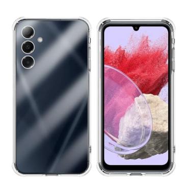 Imagem de Capa Case TPU Transparente Compatível Samsung Galaxy M34 Anti Impacto Shock Choque Alta Proteção Premium