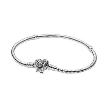 Imagem de Pulseira DIY De Prata Esterlina 925 Com Coração, Coroa E Corrente De O