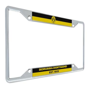 Imagem de Desert Cactus Moldura de placa de licença Borussia Dortmund FC BVB Alemanha alemã Die Schwarzgelben Suporte de etiqueta de carro de futebol para frente ou verso do carro oficialmente licenciado em