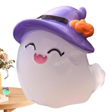 Imagem de Figuras de resina de Halloween, miniaturas de Halloween,Estatuetas de Halloween Figuras de resina brilhantes - Miniaturas de jardim de fadas de Halloween, decorações de jardim, decorações de Halloween