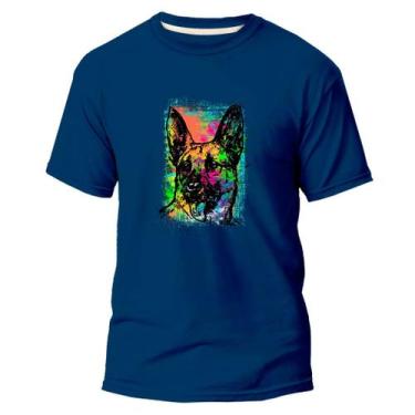 Imagem de Camiseta Algodão Premium Estampa Digital Dog Pastor Alemão - Pavesi, A