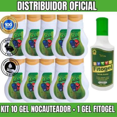 Imagem de 10 Gel Nocauteador + Gel Massageador Fitogel - Dokmos Cosméticos