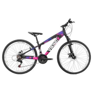 Imagem de Bicicleta Aro 26 Viking TuffX25 Freeride Freio a Disco 21V, Preto, Ros