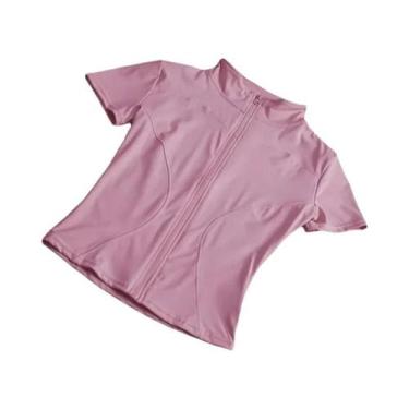 Imagem de Camisetas De Yoga Femininas De Secagem Rápida E Modeladoras, Alta Qual