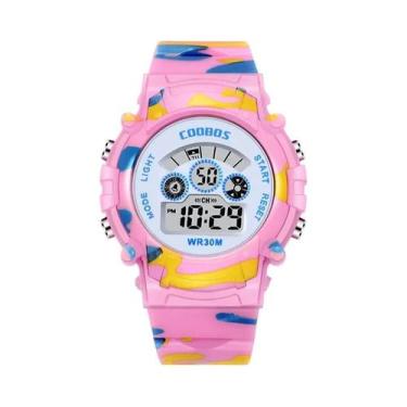 Imagem de Relógio Digital Esportivo Infantil À Prova D'Água Com LED Luminoso, Mu
