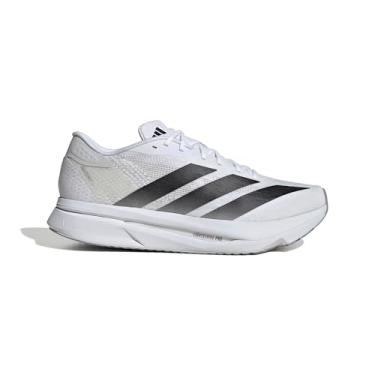 Imagem de adidas Tênis masculino Lucblu/Ftwwht/Limbur Adizero SL2 M Lucid blueFtwr Branco/Lime Burst 42 EUA, Branco/preto/cinza, 12.5 Wide