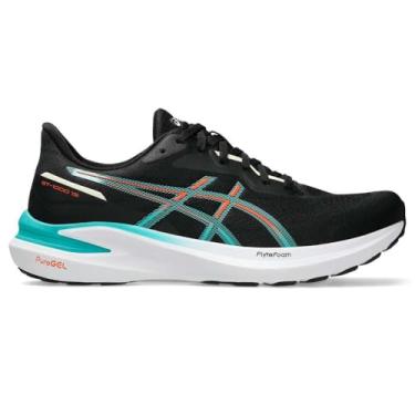 Imagem de Asics Tênis de corrida masculino GT-1000 13, Preto ondulado azul, 39