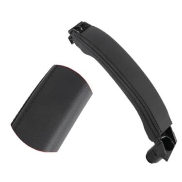 Imagem de Compatível com Land Rover Discovery Sport 2015-2019 LR076161 LR076162Car Interior Esquerda Direita Porta Puxador de couro Substituição do conjunto(Model B Left)